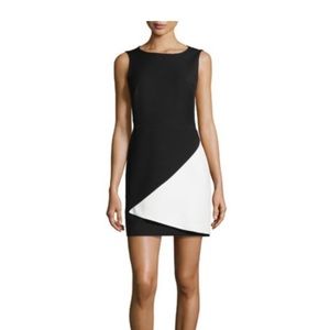 BCBGMAXAZRIA Dress size 6 , color block, great fit brand new no tags